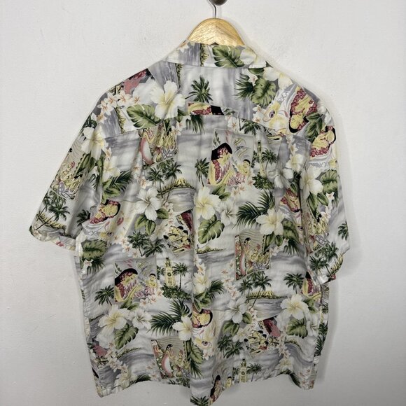 Vintage Hawaii Brand Men 3XL Hawaiian Royalty Aloha Shirt Hawaiian - Picture 4 of 4